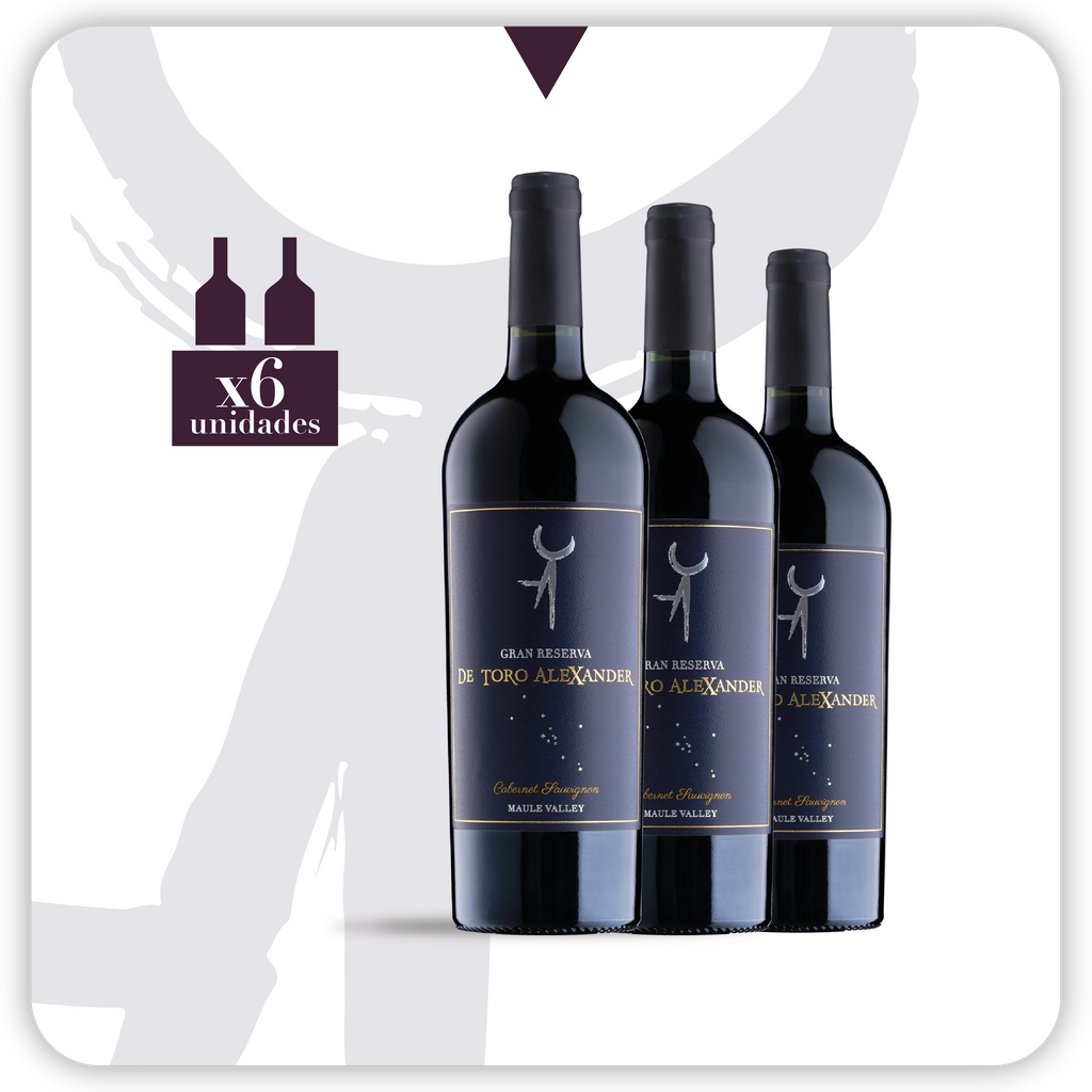 De Toro Alexander Cabernet Sauvignon Gran Reserva 2021 - 6 botellas 750 ml