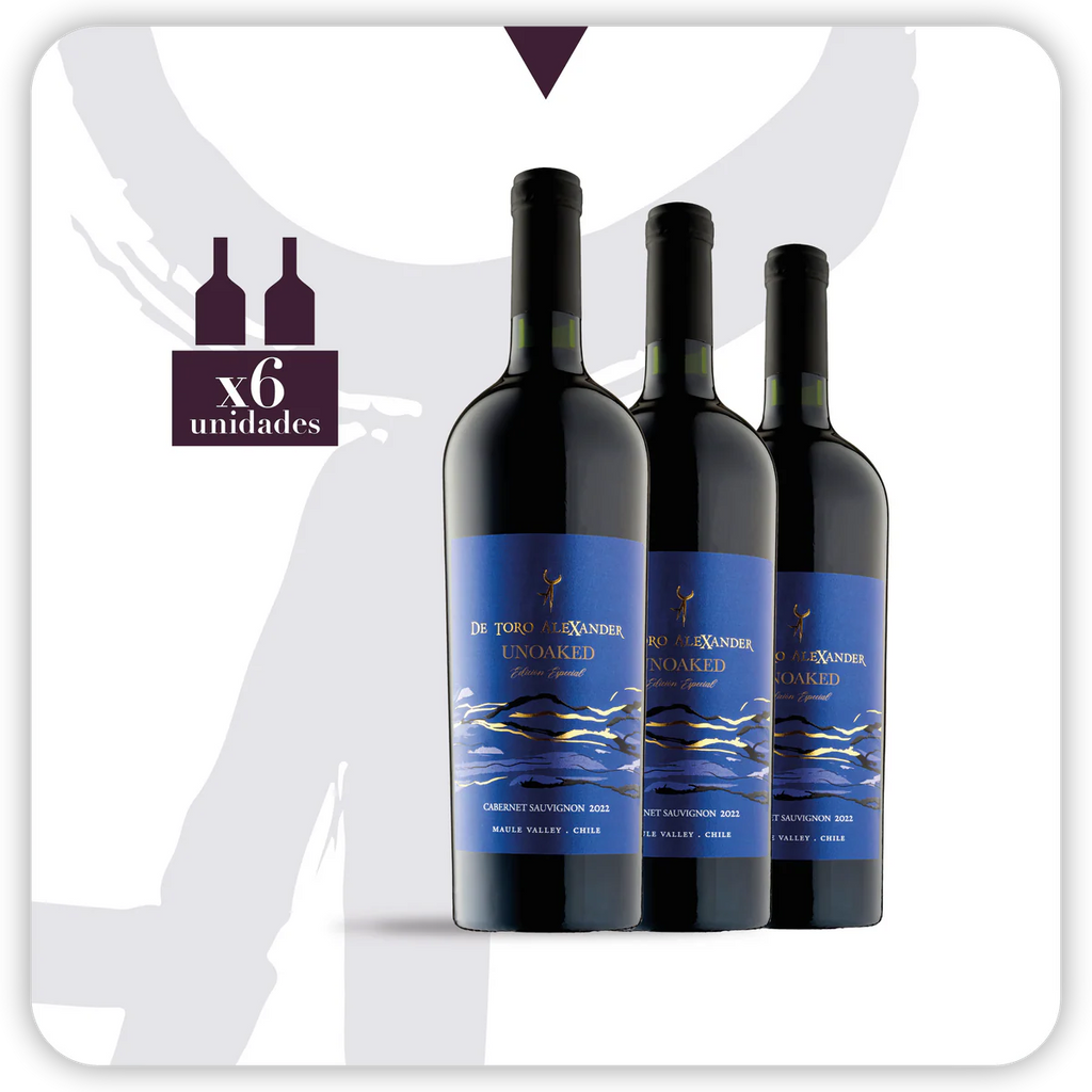 De Toro Alexander Cabernet Sauvignon 2022 Unoaked - 6 botellas 750 ml