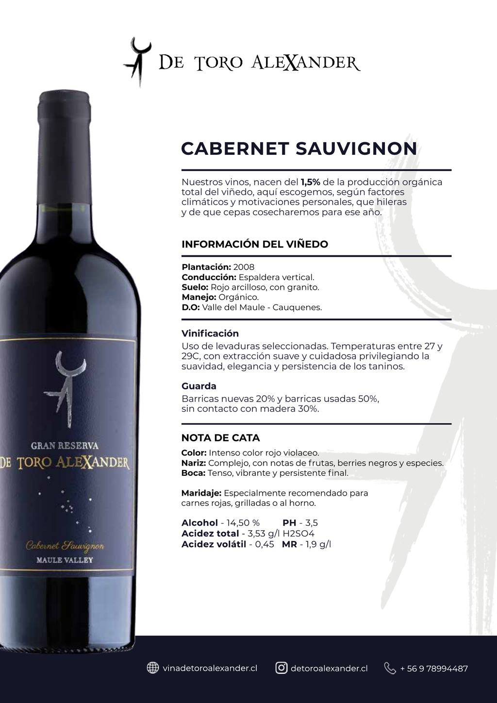 (Cajas 6 botellas) Cabernet Sauvignon Gran Reserva 2021